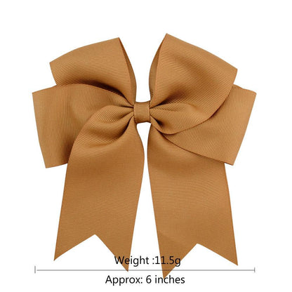 BIG TAILED BOW HAIR CLIPS