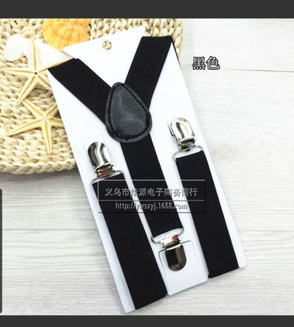 Solid Color Suspenders