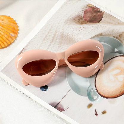 Trendy Inflated Frame Sunglasses