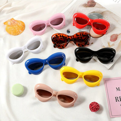 Trendy Inflated Frame Sunglasses