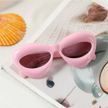 Trendy Inflated Frame Sunglasses