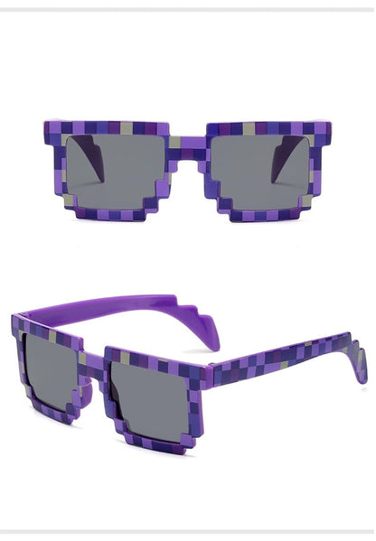 Trendy Pixel Mosaic Eyewear/ Sunglasses.