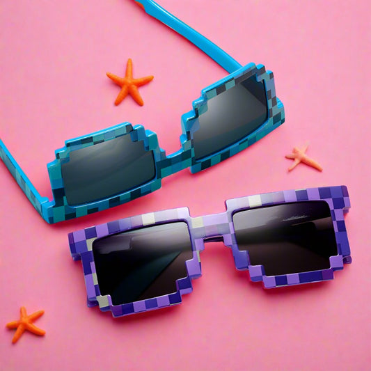 Trendy Pixel Mosaic Eyewear/ Sunglasses.