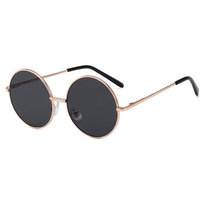 Classic Round Metal Frame Kids Sunglasses.