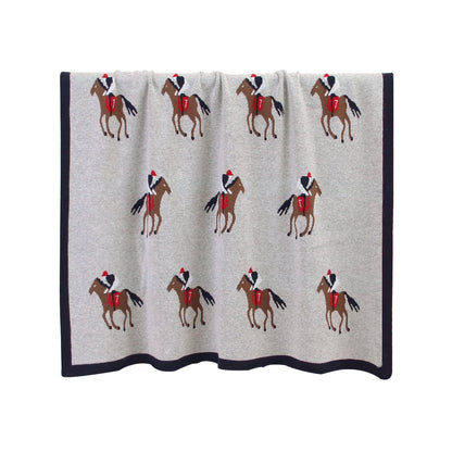 Baby Spring And Autumn Blanket Cartoon Knitted Blanket