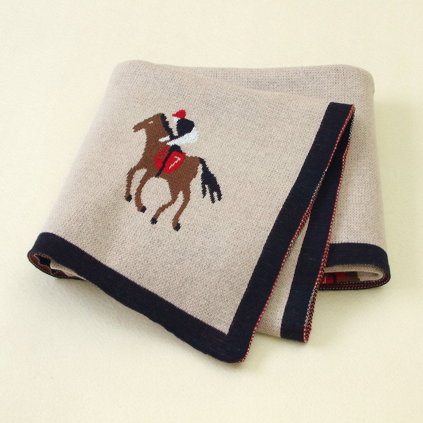 Baby Spring And Autumn Blanket Cartoon Knitted Blanket