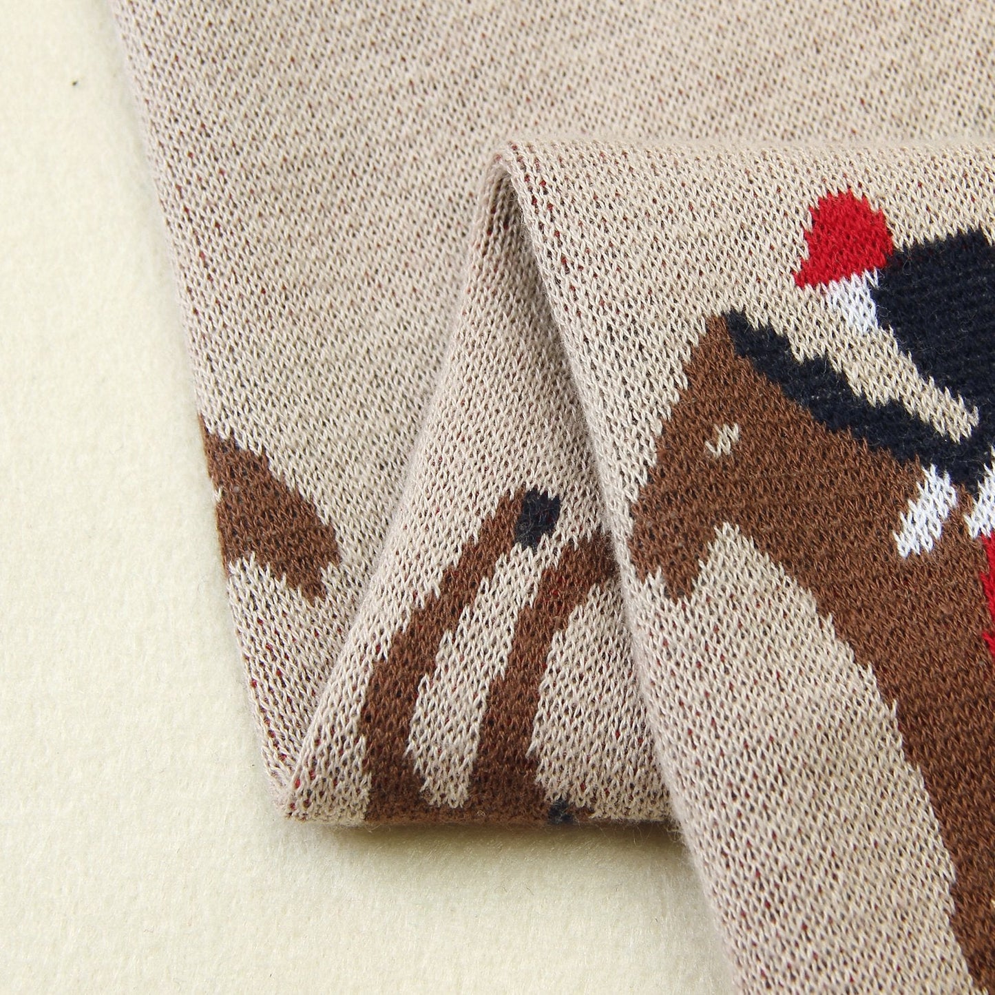 Baby Spring And Autumn Blanket Cartoon Knitted Blanket