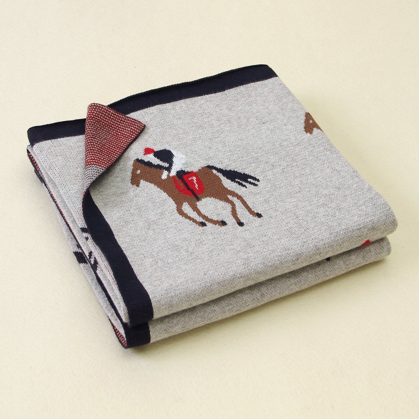 Baby Spring And Autumn Blanket Cartoon Knitted Blanket