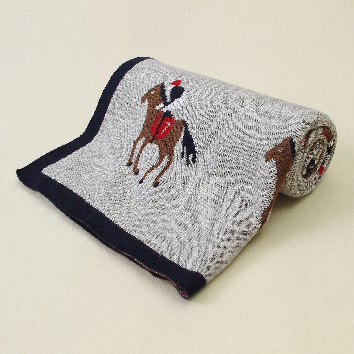 Baby Spring And Autumn Blanket Cartoon Knitted Blanket