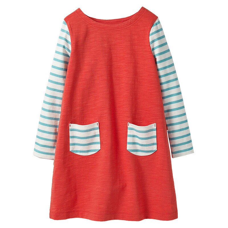 Racing Horse Print Design Long Sleeve Top Dress