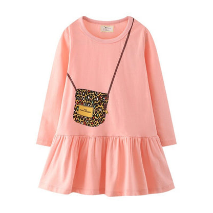 Rabbit Bunny Design Long Sleeve Top Dress