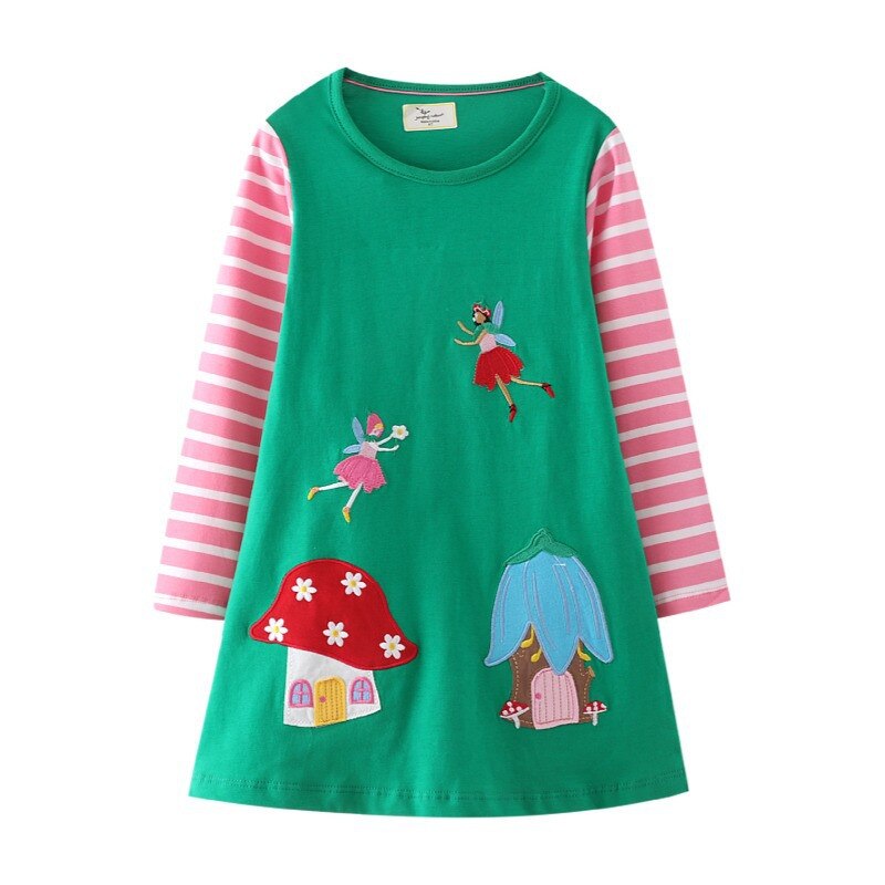 Rabbit Bunny Design Long Sleeve Top Dress