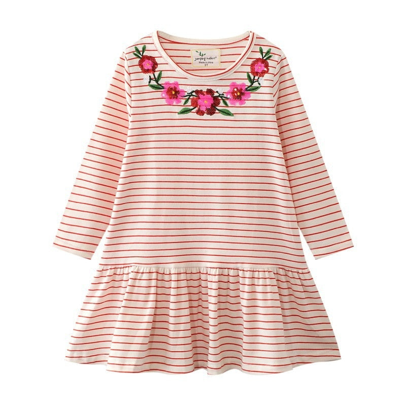 Rabbit Bunny Design Long Sleeve Top Dress