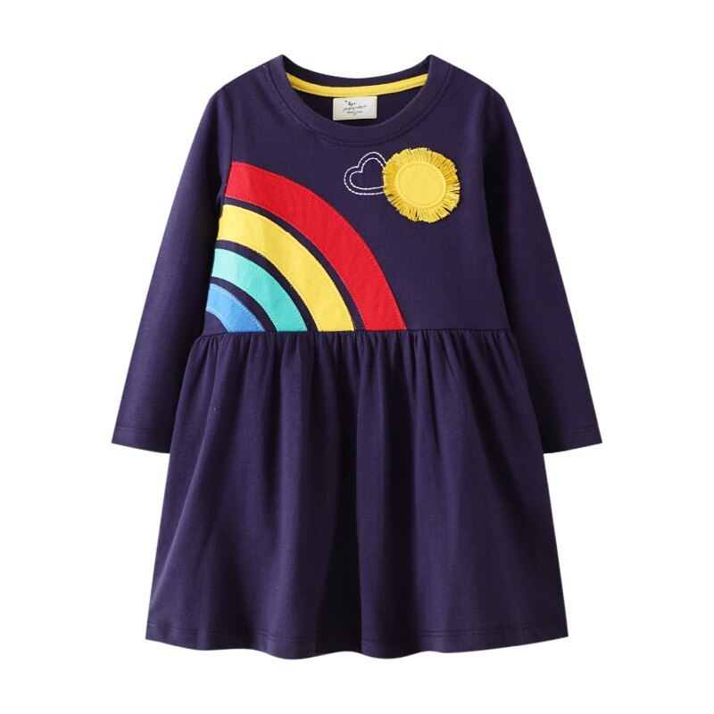 Rabbit Bunny Design Long Sleeve Top Dress