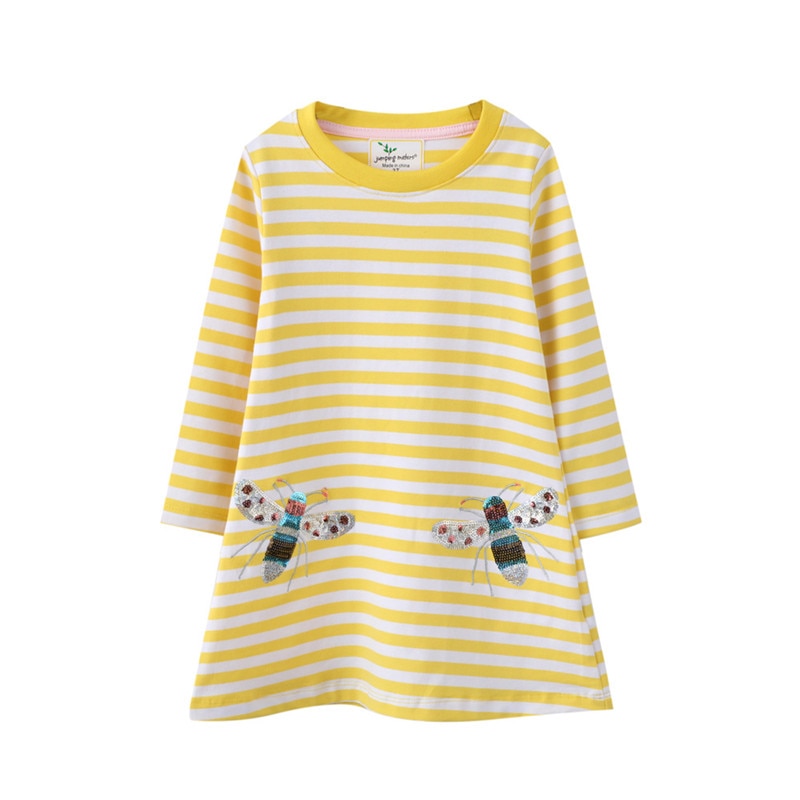 Twin Rabbits and Floral Long Sleeve Top Dress