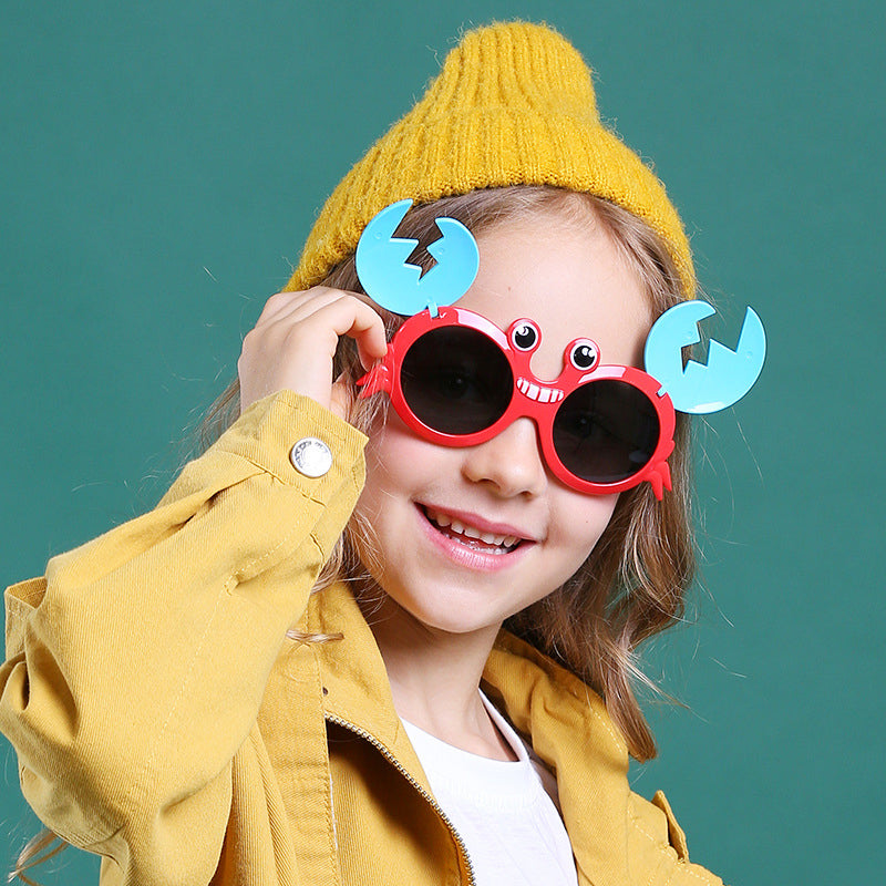 Kid Crab Pattern Sunglasses Wholesale