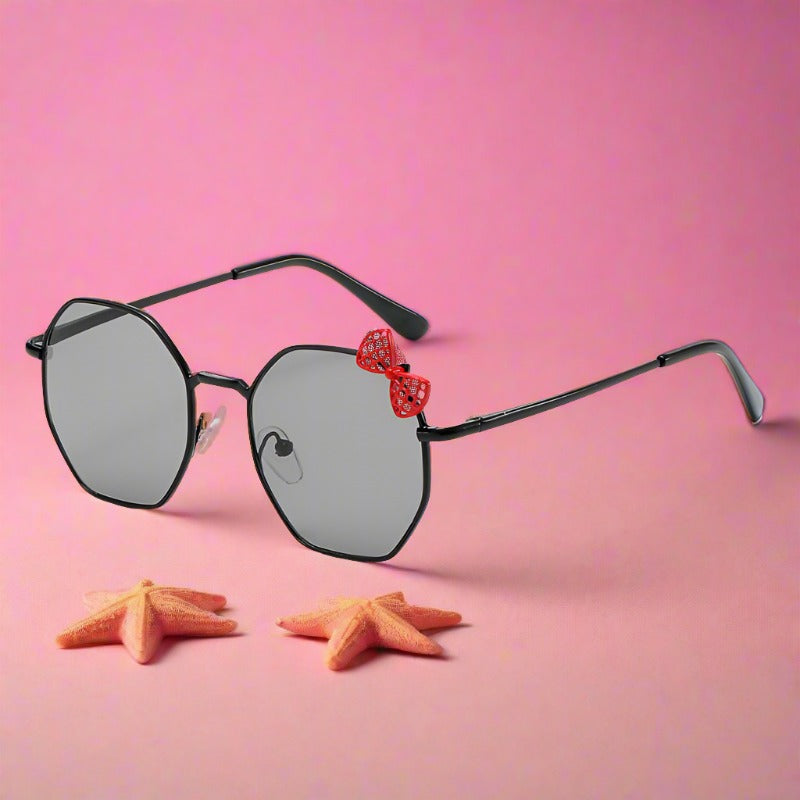 Girls Boys Bow Metal Accessories Glasses Wholesale