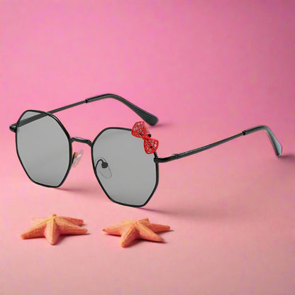 Girls Boys Bow Metal Accessories Glasses Wholesale