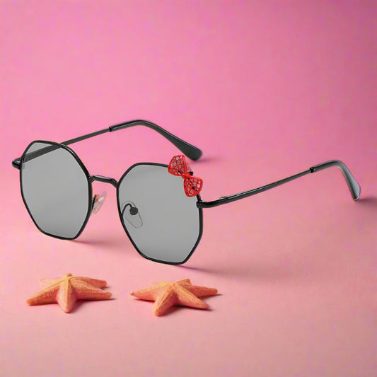 Girls Boys Bow Metal Accessories Glasses Wholesale