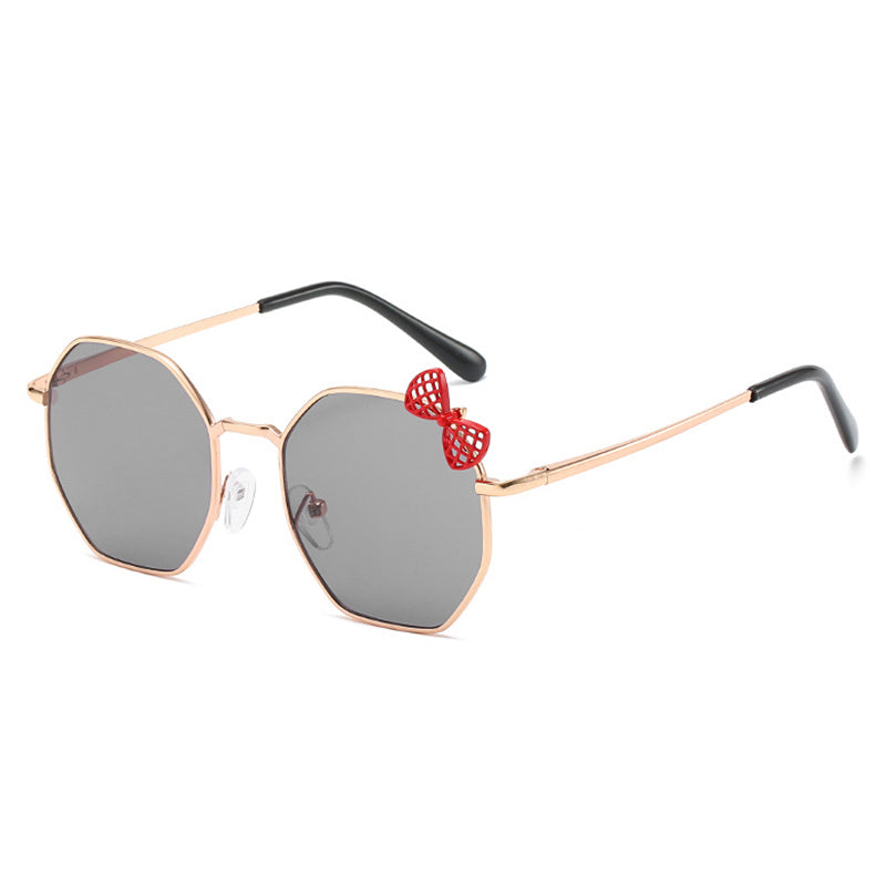 Girls Boys Bow Metal Accessories Glasses Wholesale