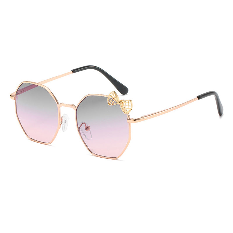Girls Boys Bow Metal Accessories Glasses Wholesale
