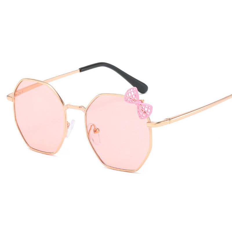 Girls Boys Bow Metal Accessories Glasses Wholesale