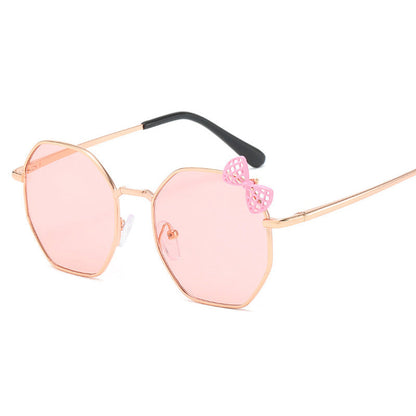 Girls Boys Bow Metal Accessories Glasses Wholesale