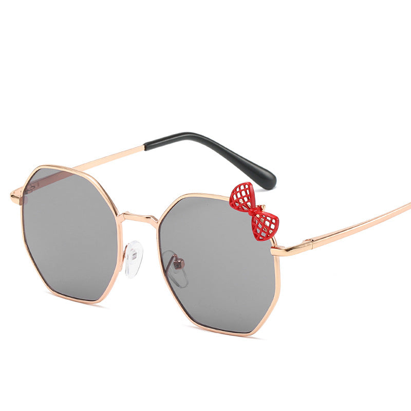 Girls Boys Bow Metal Accessories Glasses Wholesale