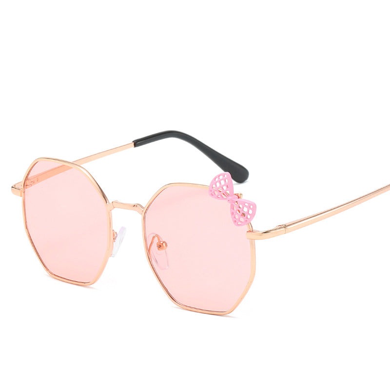 Girls Boys Bow Metal Accessories Glasses Wholesale