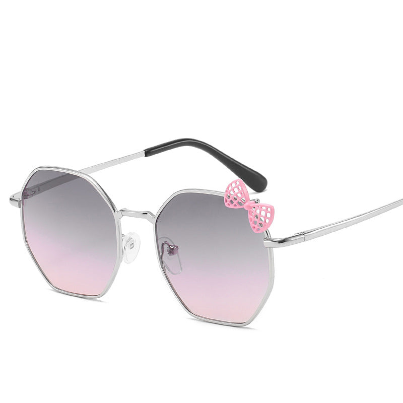Girls Boys Bow Metal Accessories Glasses Wholesale
