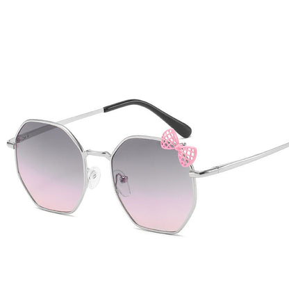 Girls Boys Bow Metal Accessories Glasses Wholesale