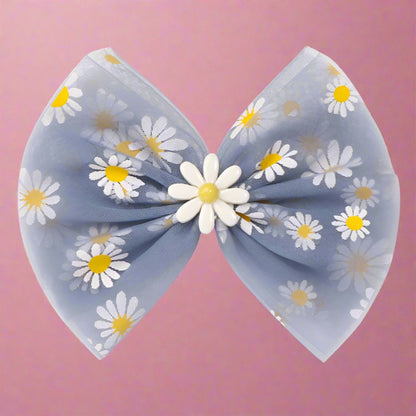 Kid Girl Bow Fringed Mesh Hair Clip Wholesale 07955939
