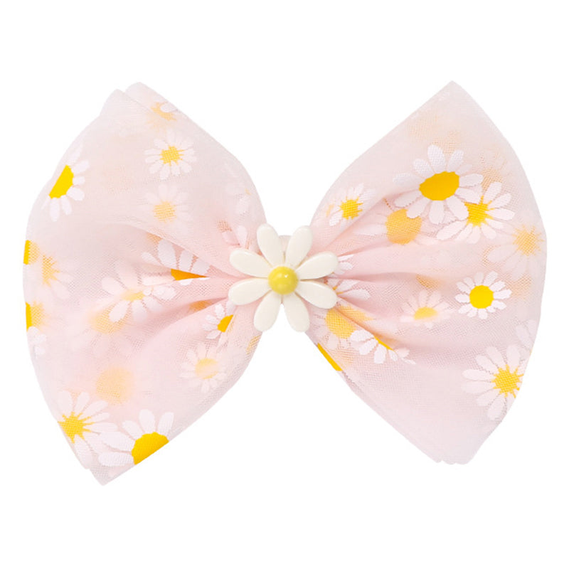 Kid Girl Bow Fringed Mesh Hair Clip Wholesale 07955939