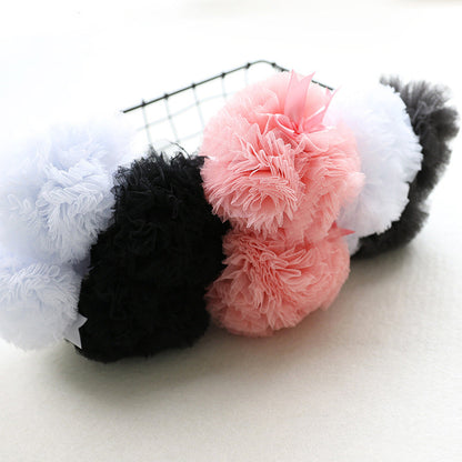 Kid Girl Bow Mesh Knee Socks