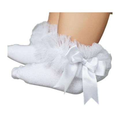 Kid Girl Bow Mesh Socks Wholesale