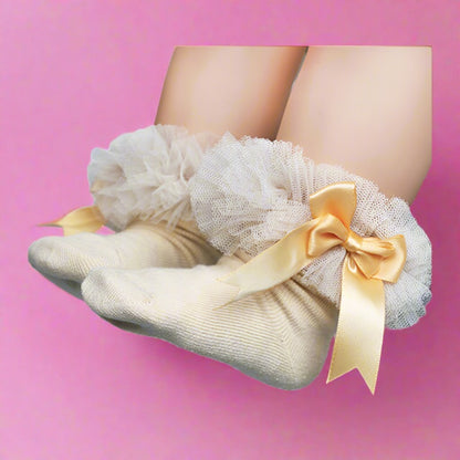 Kid Girl Bow Mesh Socks Wholesale