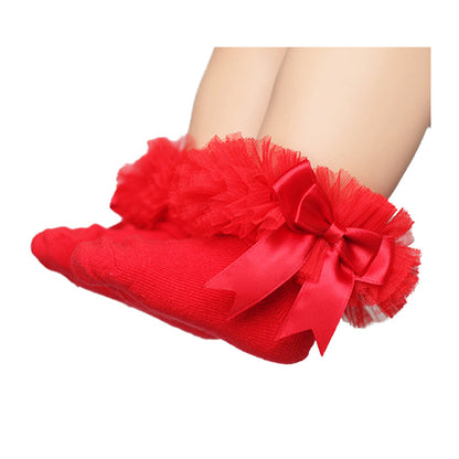 Kid Girl Bow Mesh Socks Wholesale