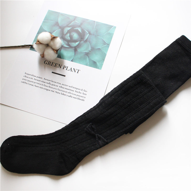 Baby Kid Girls Solid Color Bow Accessories Socks Wholesale 51587646