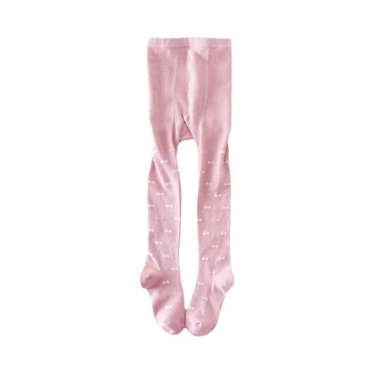 Kid Girl Bowknot Casual Tights Wholesale