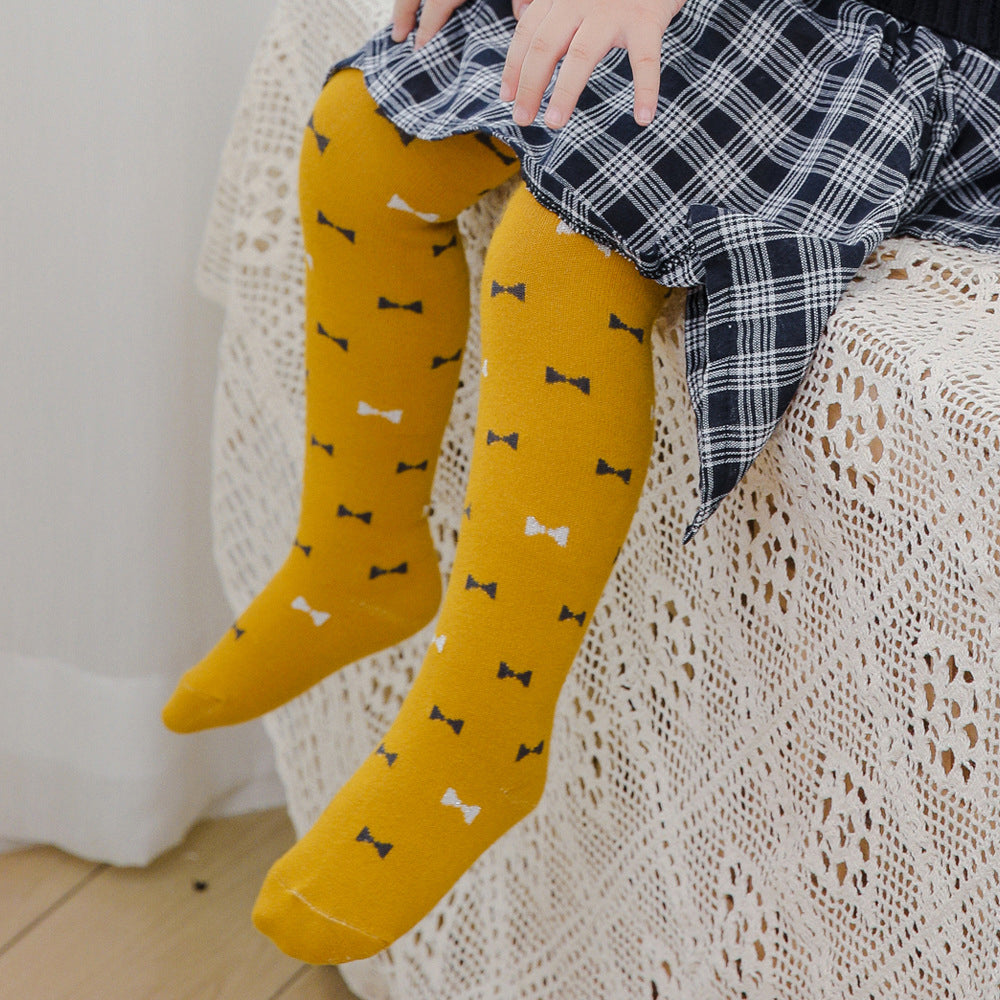 Kid Girl Bowknot Casual Tights Wholesale