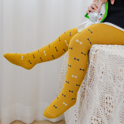 Kid Girl Bowknot Casual Tights Wholesale