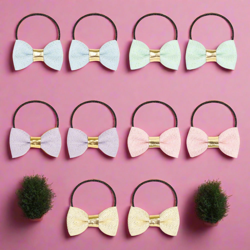 Kid Girl Bowknot Hair Rings