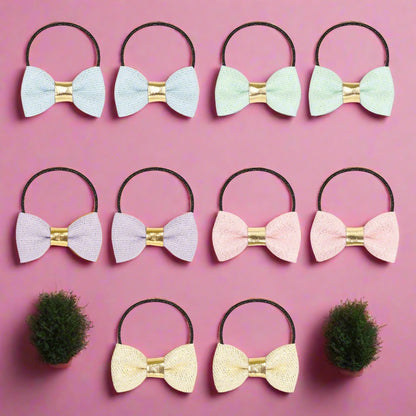 Kid Girl Bowknot Hair Rings