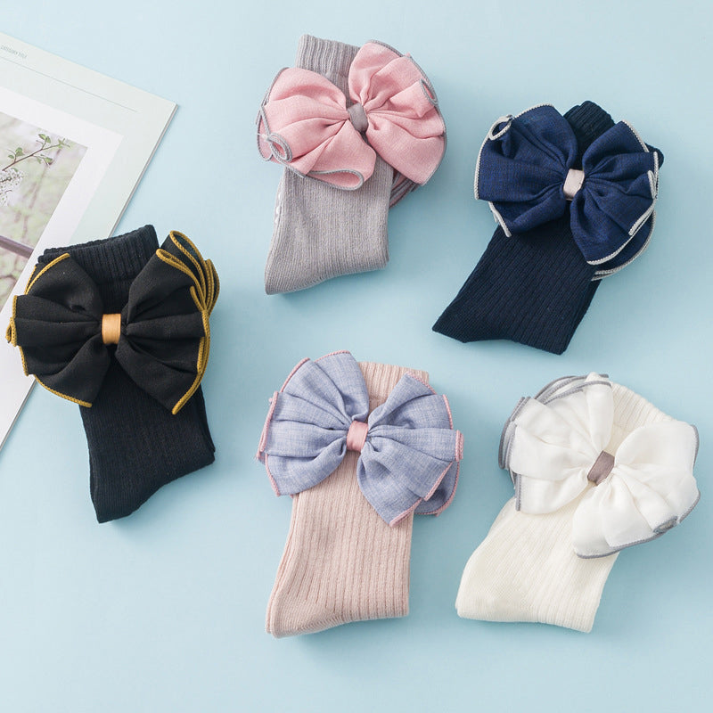 Kid Girl Bowknot Socks Wholesale