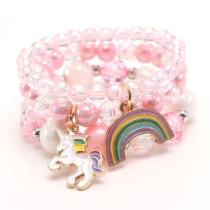 Kid Girl Charm Bead Bracelet Wholesale