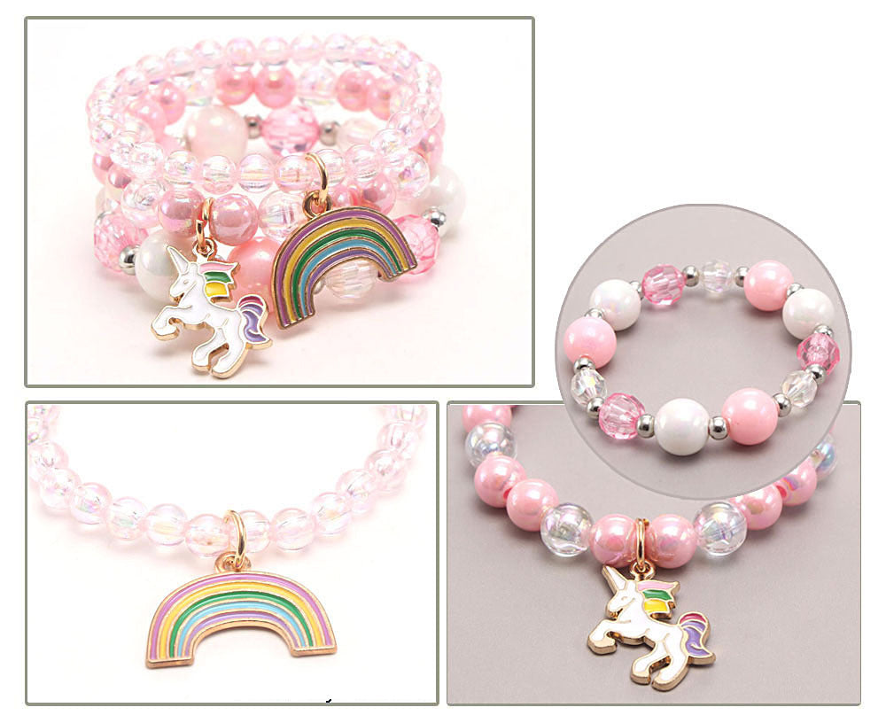 Kid Girl Charm Bead Bracelet Wholesale