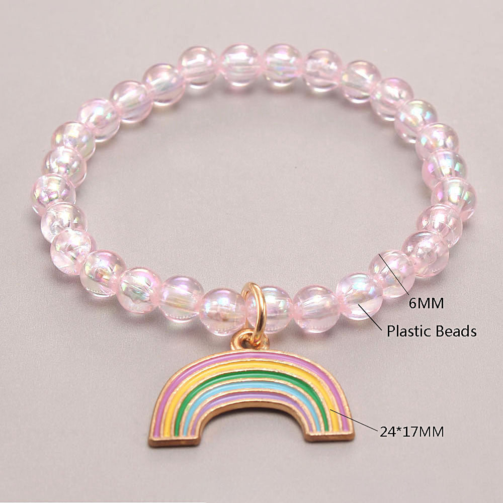 Kid Girl Charm Bead Bracelet Wholesale