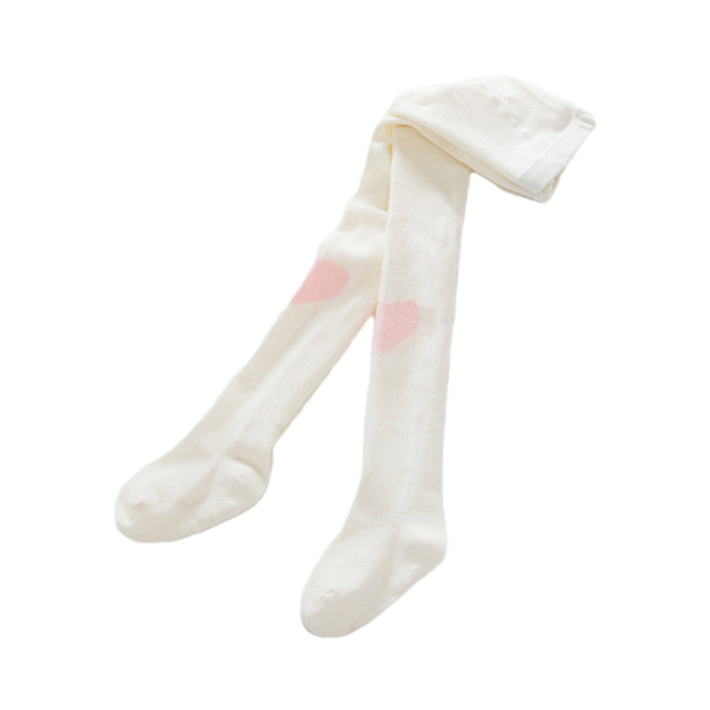 Kid Girl Love Heart Tights Wholesale