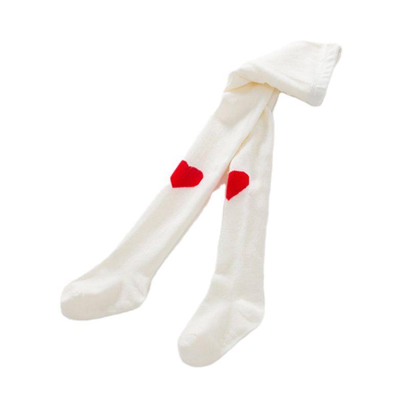 Kid Girl Love Heart Tights Wholesale