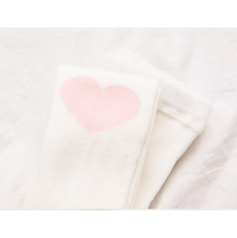 Kid Girl Love Heart Tights Wholesale